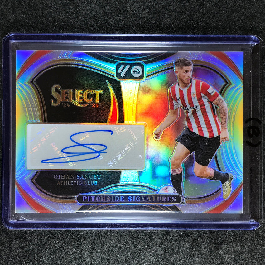 2024-25 Select La Liga OIHAN SANCET Pitchside Signatures Auto Silver #OS (B)