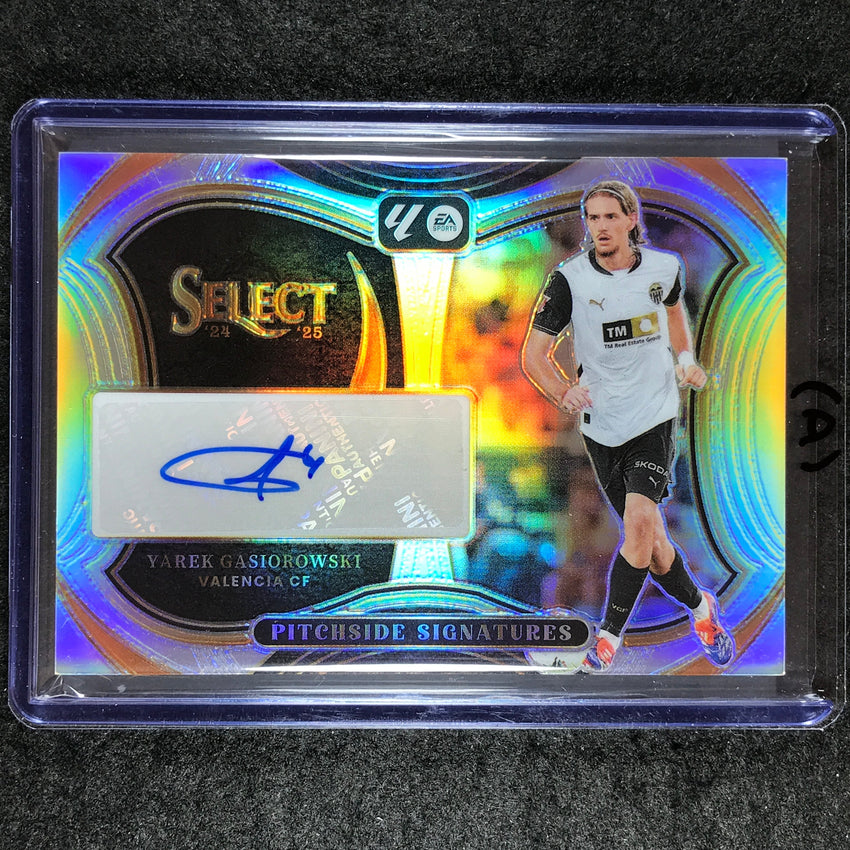 2024-25 Select La Liga YAREK GASIOROWSKI Pitchside Signatures Auto Prizm #YG (A)