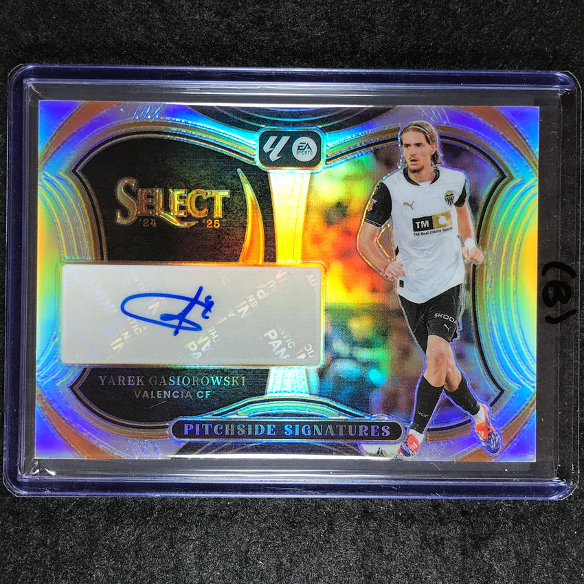 2024-25 Select La Liga YAREK GASIOROWSKI Pitchside Signatures Auto Prizm #YG (B)
