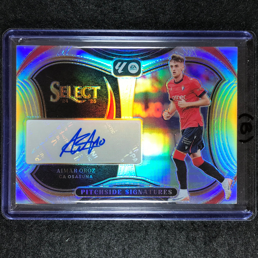 2024-25 Select La Liga AIMAR OROZ Pitchside Signatures Auto Silver Prizm #AO (B)