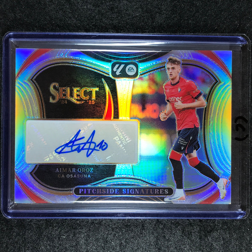 2024-25 Select La Liga AIMAR OROZ Pitchside Signatures Auto Silver Prizm #AO (C)