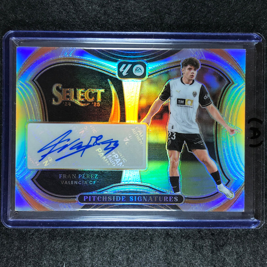 2024-25 Select La Liga FRAN PEREZ Pitchside Signatures Auto Silver Prizm #FP (A)