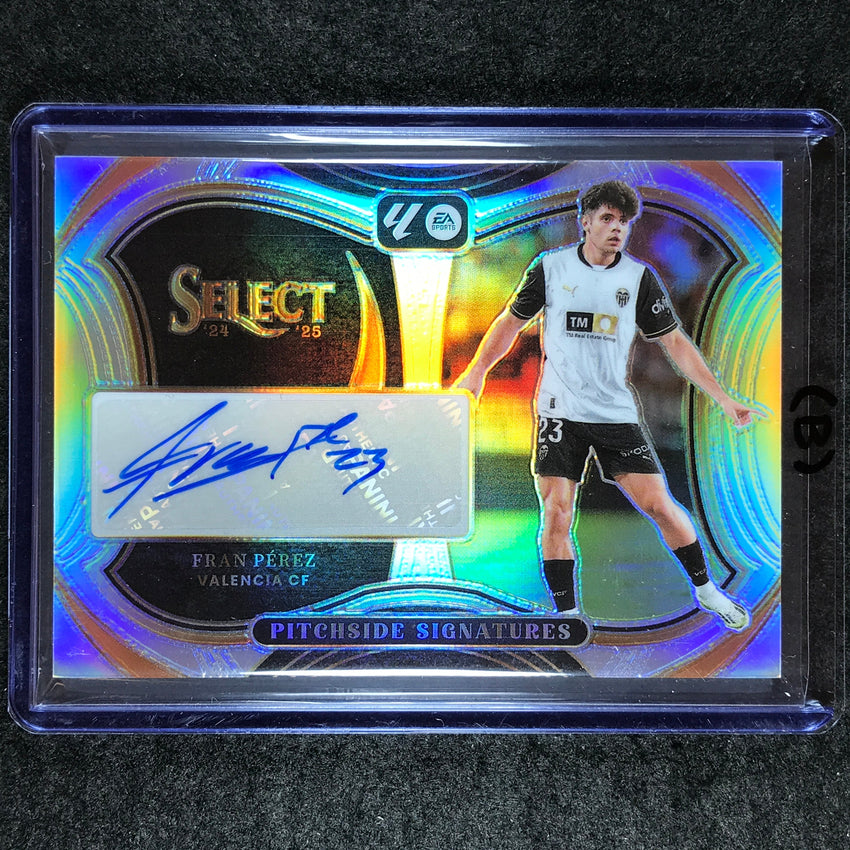 2024-25 Select La Liga FRAN PEREZ Pitchside Signatures Auto Silver Prizm #FP (B)
