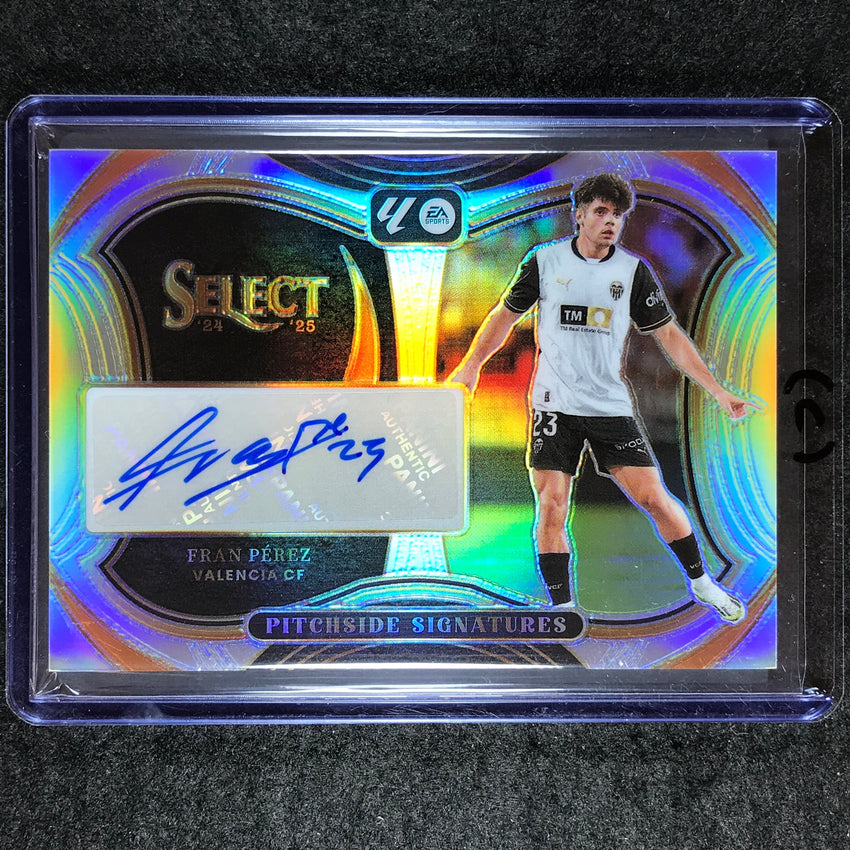 2024-25 Select La Liga FRAN PEREZ Pitchside Signatures Auto Silver Prizm #FP (C)
