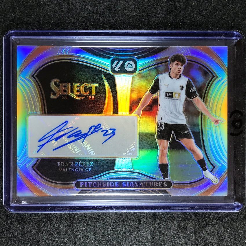 2024-25 Select La Liga FRAN PEREZ Pitchside Signatures Auto Silver Prizm #FP (D)