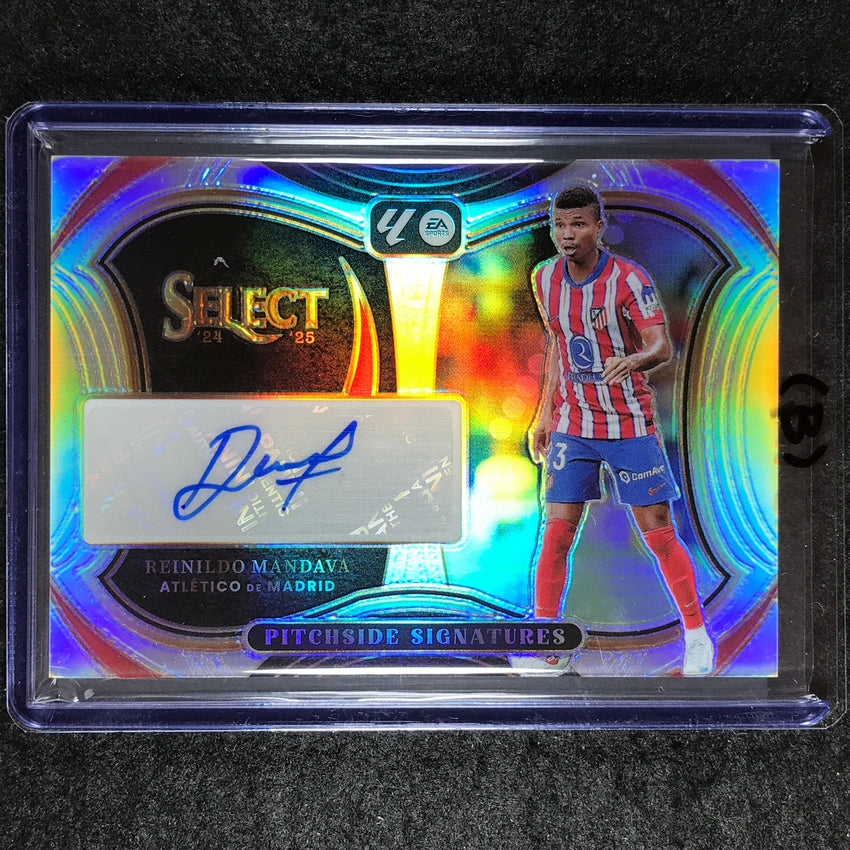 2024-25 Select La Liga REINILDO MANDAVA Pitchside Signatures Auto Prizm #RMA (B)