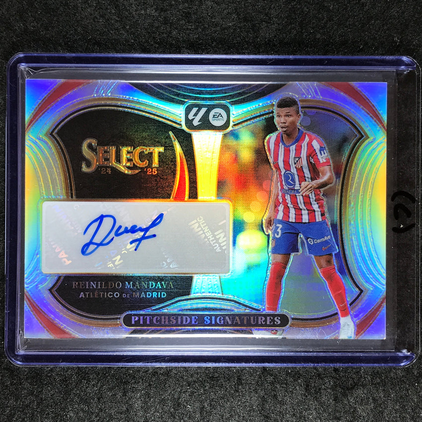 2024-25 Select La Liga REINILDO MANDAVA Pitchside Signatures Auto Prizm #RMA (C)