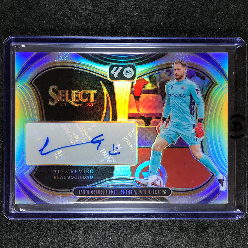 2024-25 Select La Liga ALEX REMIRO Pitchside Signatures Auto Silver #AR (A)