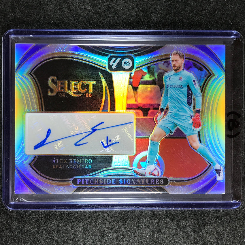 2024-25 Select La Liga ALEX REMIRO Pitchside Signatures Auto Silver #AR (B)