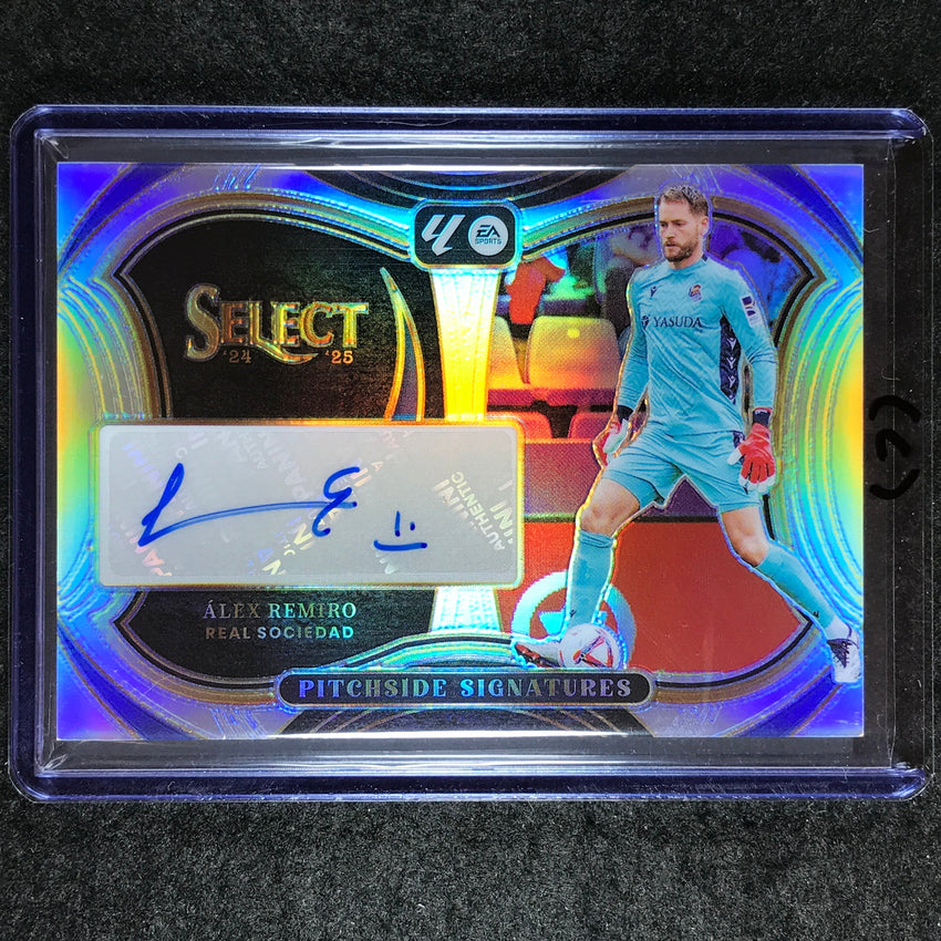 2024-25 Select La Liga ALEX REMIRO Pitchside Signatures Auto Silver #AR (C)