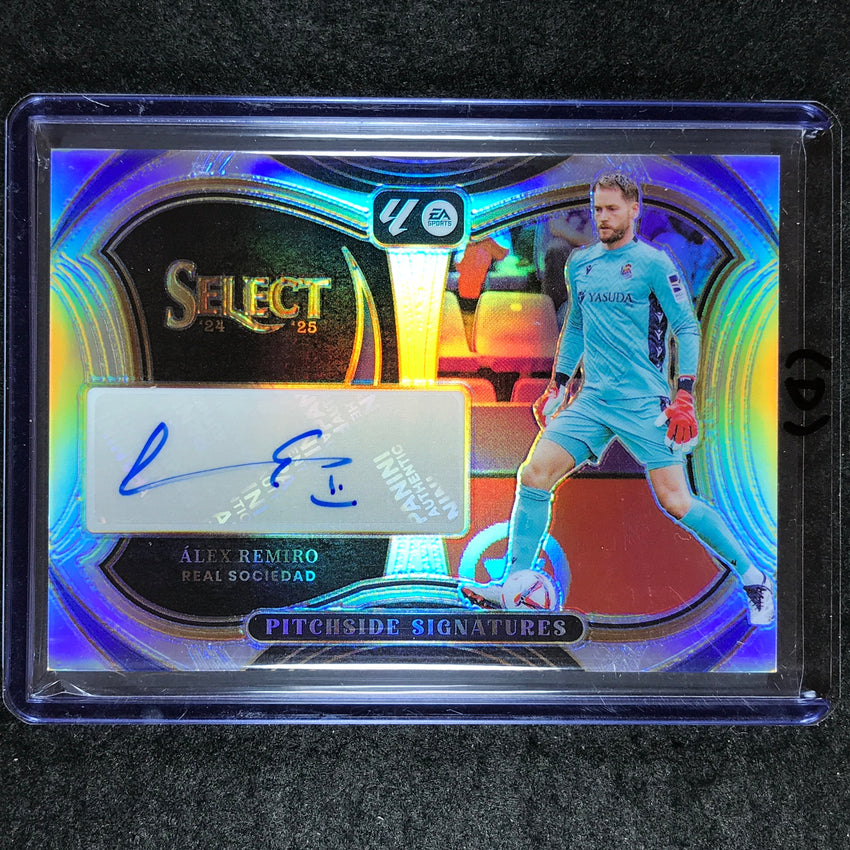 2024-25 Select La Liga ALEX REMIRO Pitchside Signatures Auto Silver #AR (D)