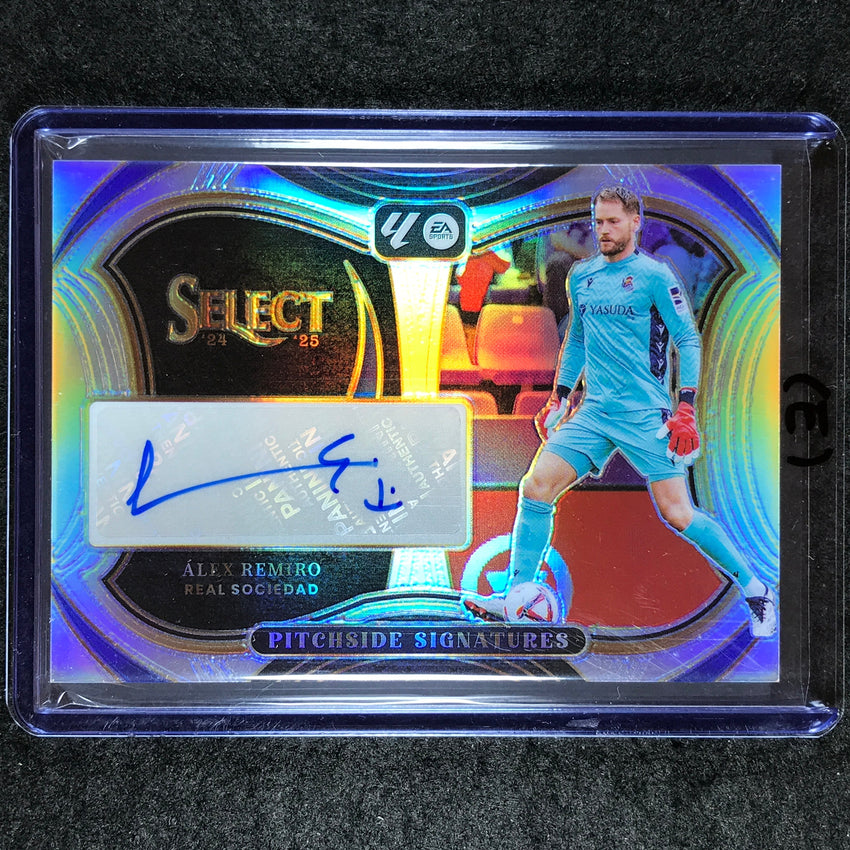 2024-25 Select La Liga ALEX REMIRO Pitchside Signatures Auto Silver #AR (E)