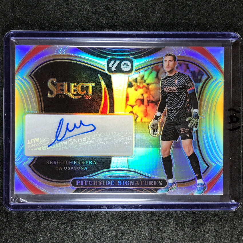 2024-25 Select La Liga SERGIO HERRERA Pitchside Signatures Auto Silver #SH (A)