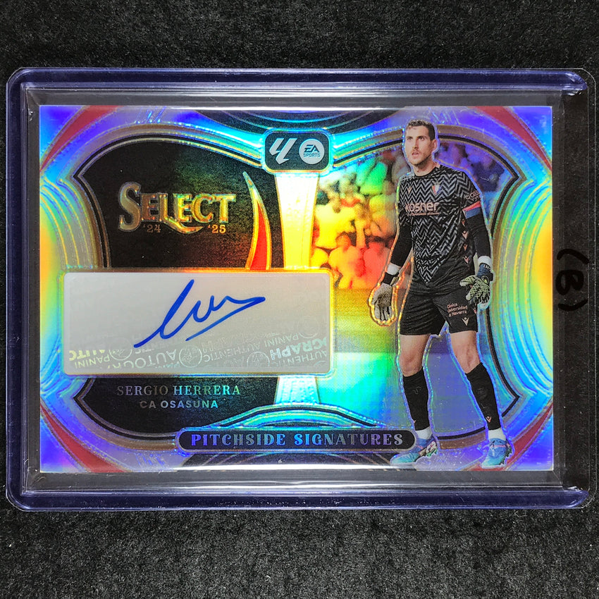 2024-25 Select La Liga SERGIO HERRERA Pitchside Signatures Auto Silver #SH (B)