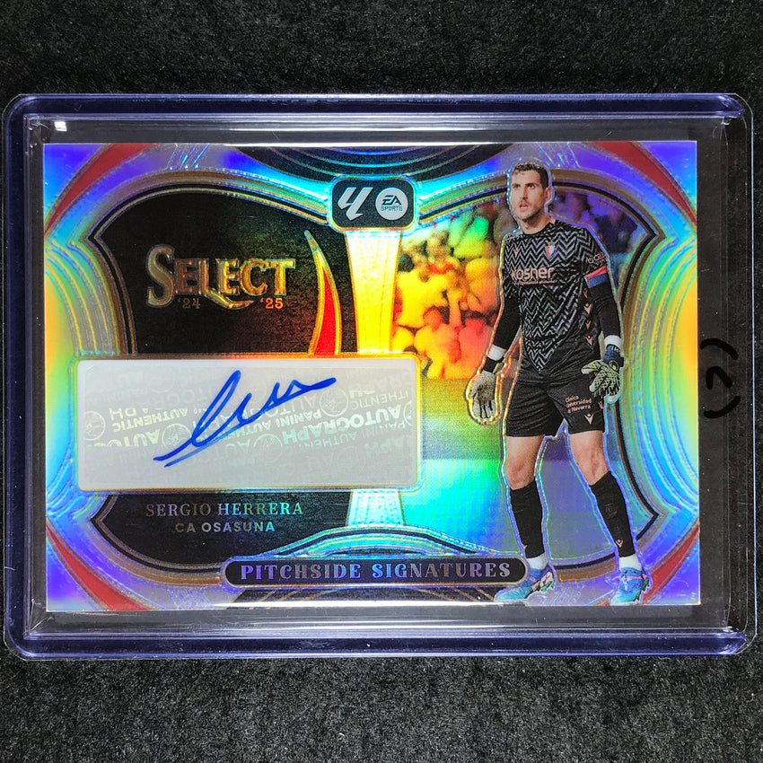 2024-25 Select La Liga SERGIO HERRERA Pitchside Signatures Auto Silver #SH (C)