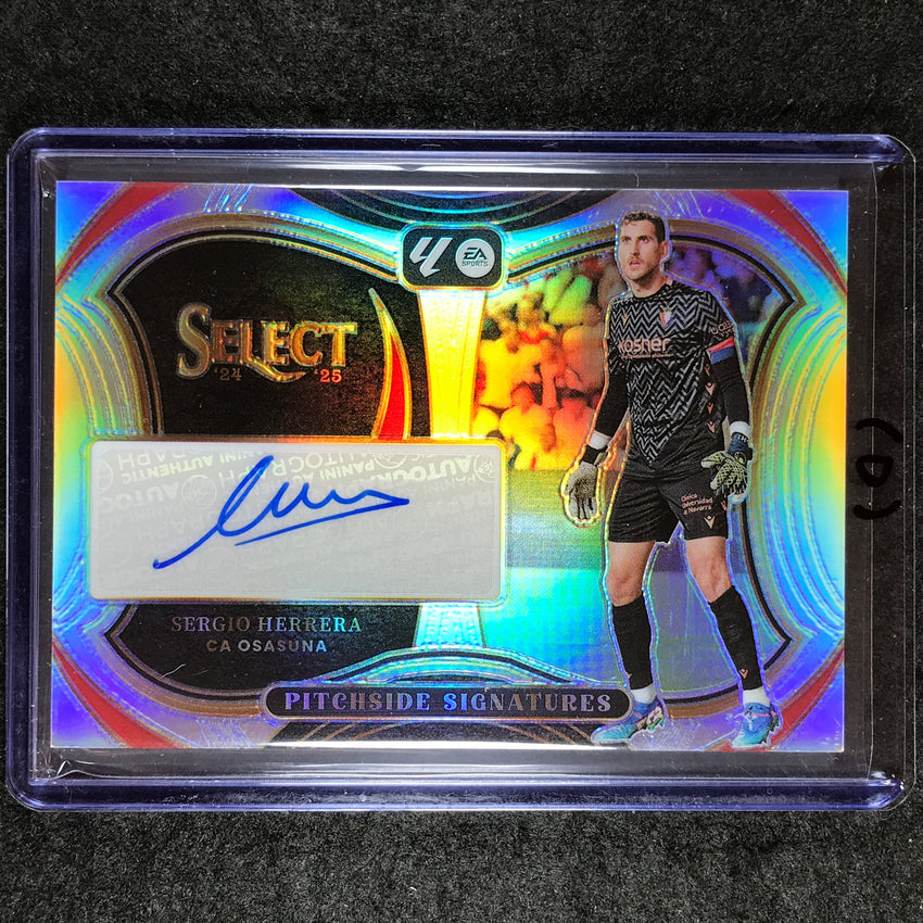 2024-25 Select La Liga SERGIO HERRERA Pitchside Signatures Auto Silver #SH (D)