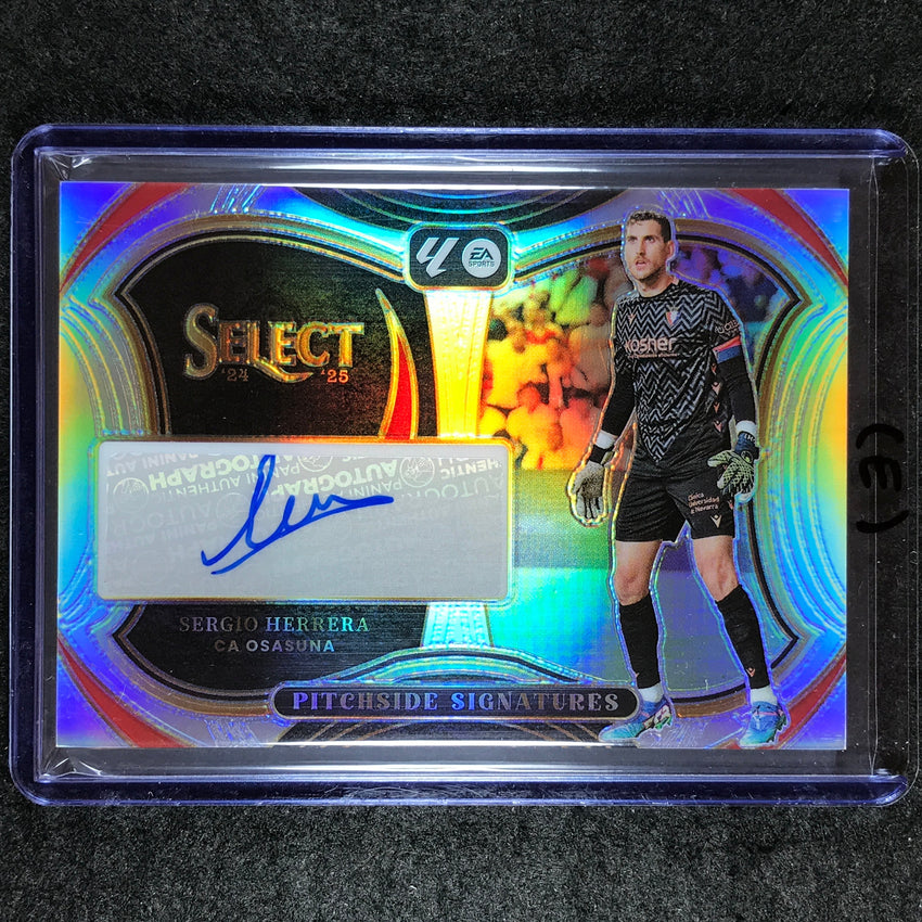 2024-25 Select La Liga SERGIO HERRERA Pitchside Signatures Auto Silver #SH (E)