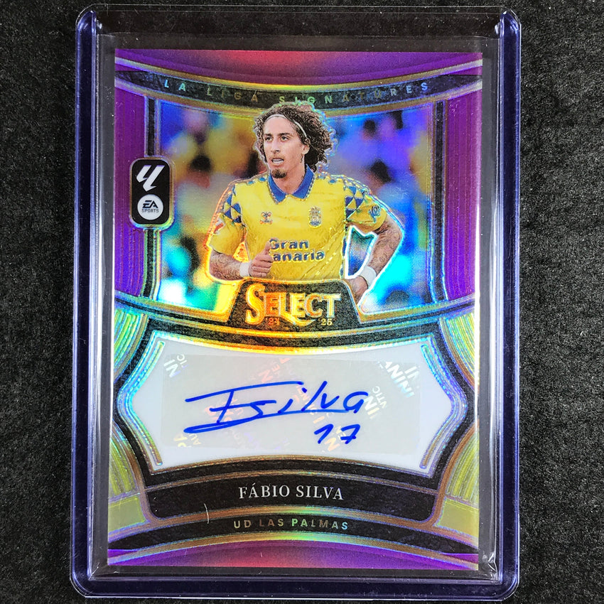 2024-25 Select La Liga FABIO SILVA Signatures Auto Purple 12/49