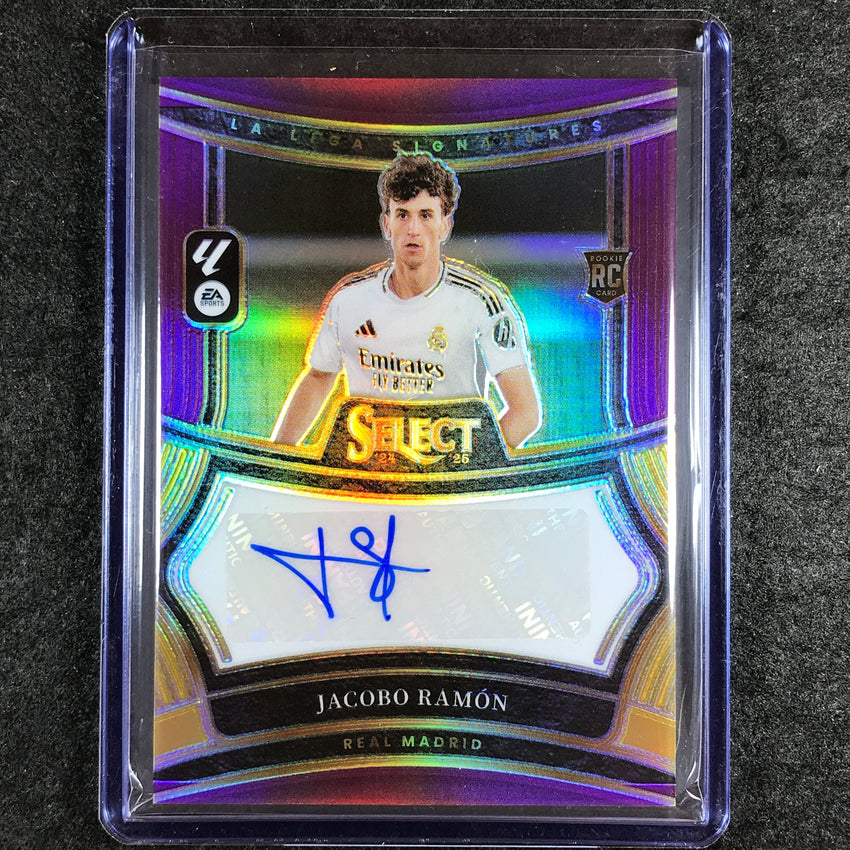 2024-25 Select La Liga JACOBO RAMON Signatures Rookie Auto Purple 2/49