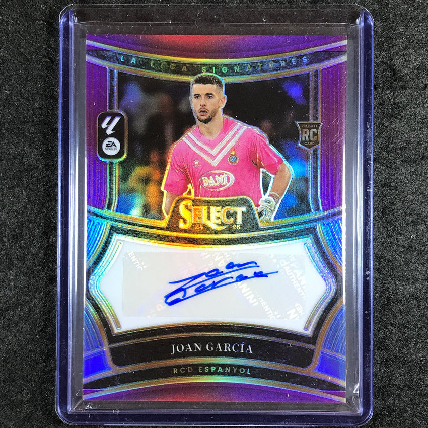 2024-25 Select La Liga JOAN GARCIA Signatures Rookie Auto Purple 44/49