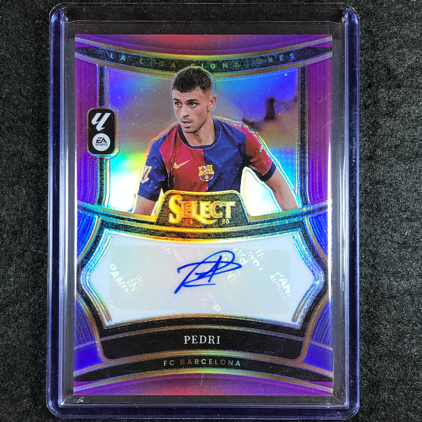 2024-25 Select La Liga PEDRI Signatures Auto Purple 21/49