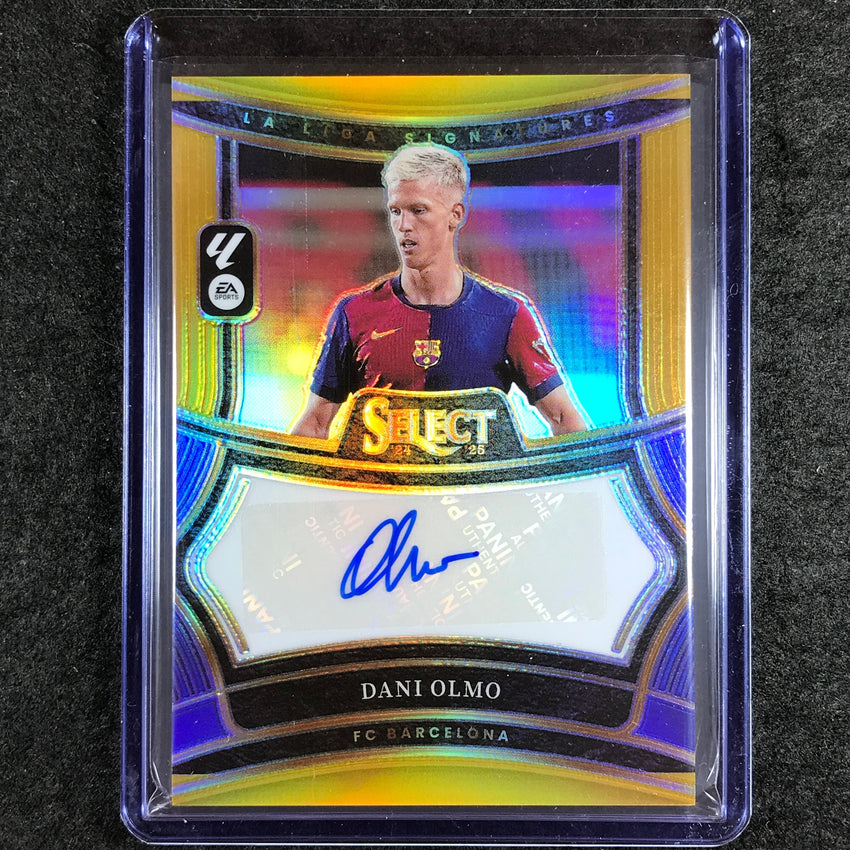 2024-25 Select La Liga DANI OLMO Signatures Auto Gold 3/5