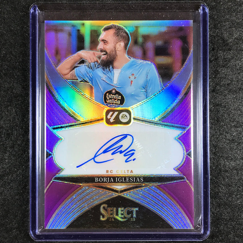 2024-25 Select La Liga BORJA IGLESIAS Select Signatures Auto Purple 10/49
