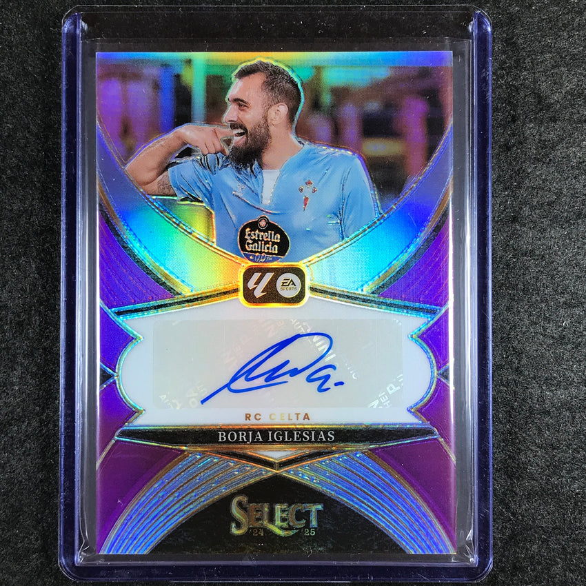 2024-25 Select La Liga BORJA IGLESIAS Select Signatures Auto Purple 34/49