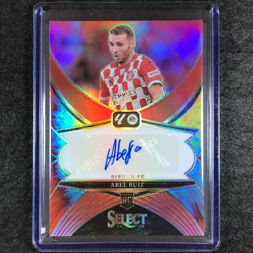 2024-25 Select La Liga ABEL RUIZ Select Signatures Rookie Auto Tie-Dye 3/25