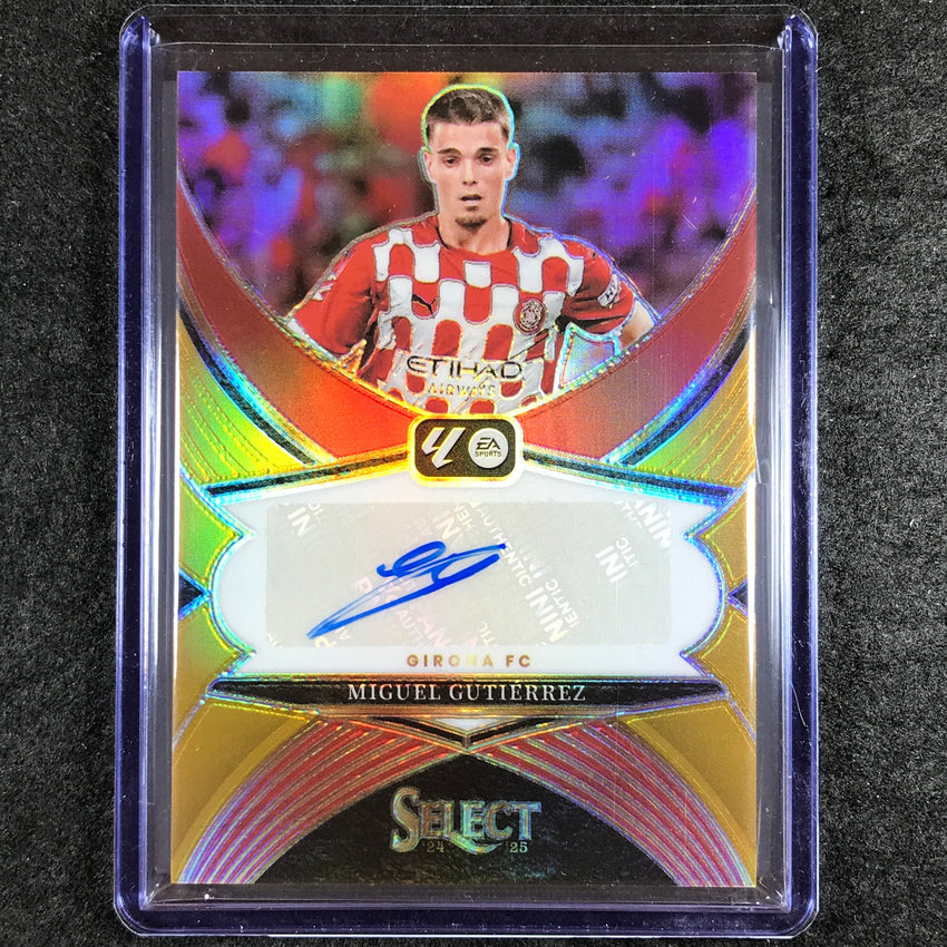 2024-25 Select La Liga MIGUEL GUTIERREZ Select Signatures Auto Gold 1/10