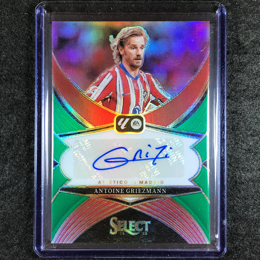 2024-25 Select La Liga ANTOINE GRIEZMANN Select Signatures Auto Green 1/5