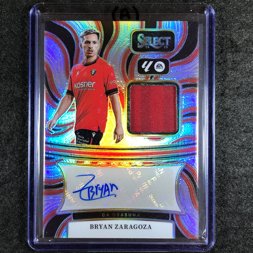 2024-25 Select La Liga BRYAN ZARAGOZA Autographed Memorabilia Jersey #BZ (A)
