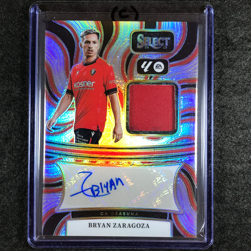 2024-25 Select La Liga BRYAN ZARAGOZA Autographed Memorabilia Jersey #BZ (C)