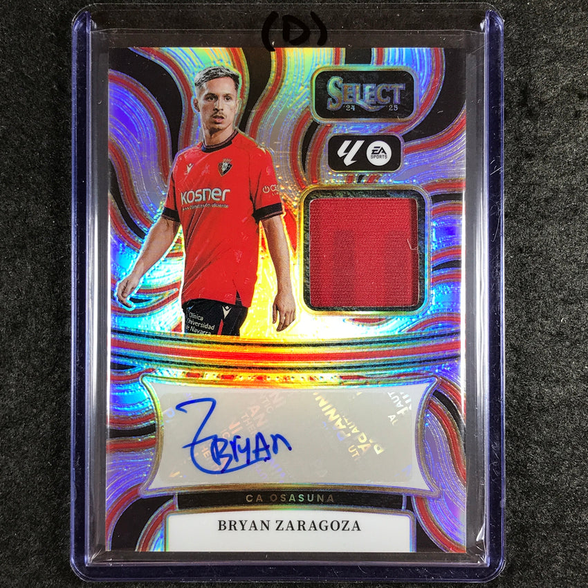 2024-25 Select La Liga BRYAN ZARAGOZA Autographed Memorabilia Jersey #BZ (D)