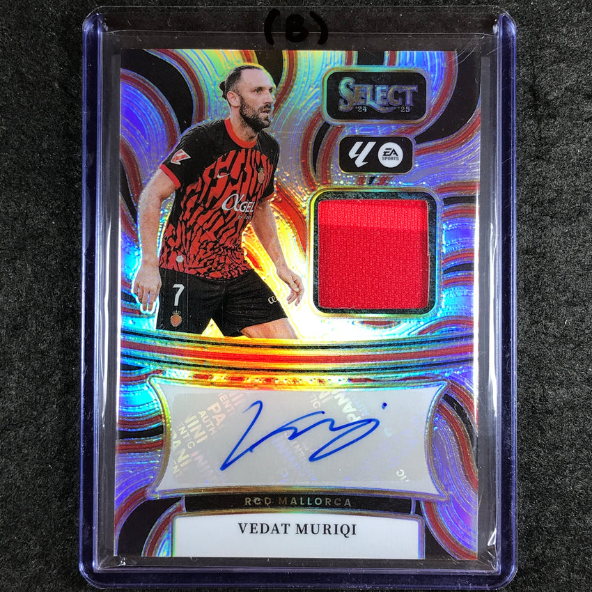 2024-25 Select La Liga VEDAT MURIQI Autographed Memorabilia Jersey #VM (B)