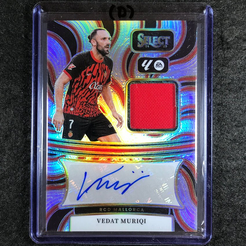 2024-25 Select La Liga VEDAT MURIQI Autographed Memorabilia Jersey #CM (D)