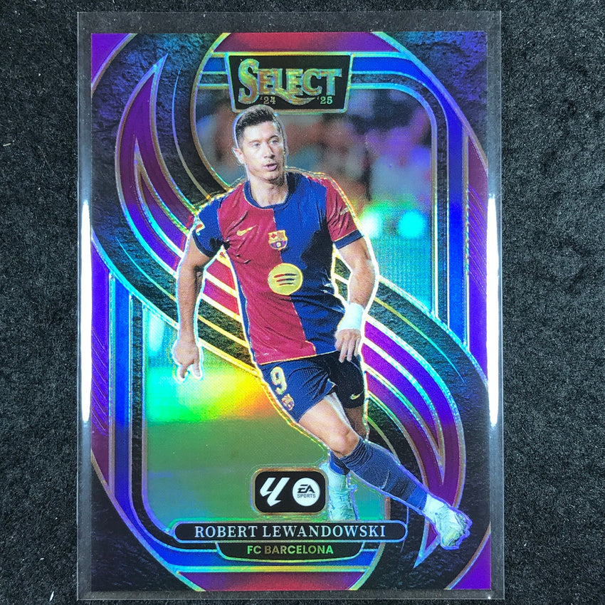 2024-25 Select La Liga ROBERT LEWANDOWSKI Mezzanine Purple /99 #153