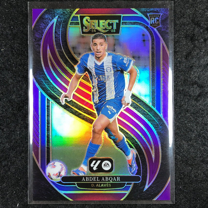 2024-25 Select La Liga ABDEL ABQAR Mezzanine Rookie Purple /99 #174