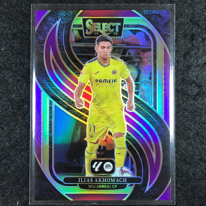2024-25 Select La Liga ILIAS AKHOMACH Mezzanine Purple /99 #181