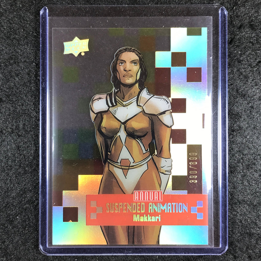 2022-23 Marvel Annual MAKKARI Suspended Animation Tier 1 390/699 #16
