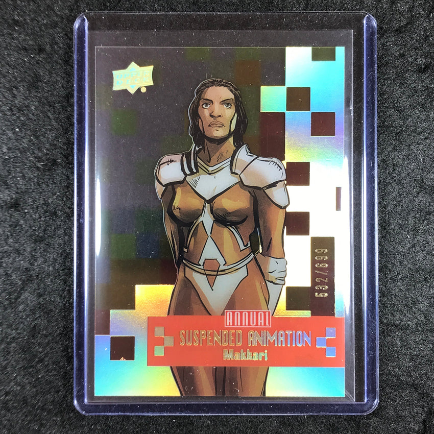2022-23 Marvel Annual MAKKARI Suspended Animation Tier 1 532/699 #16
