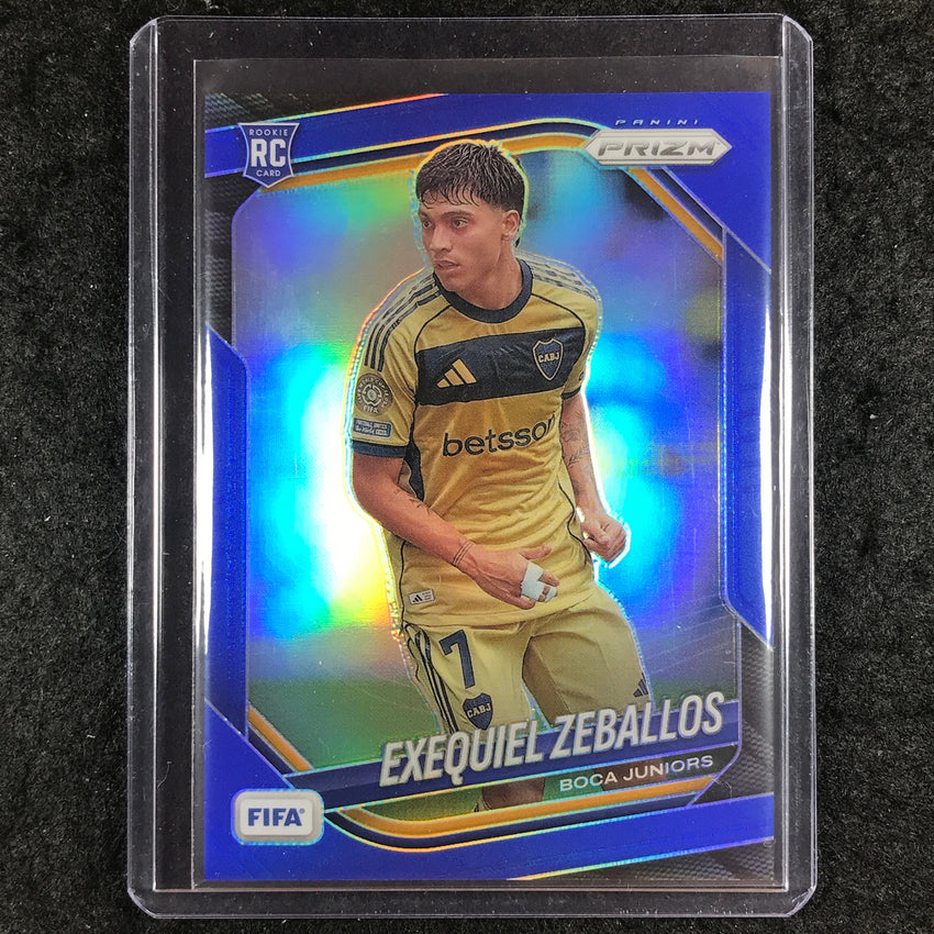 2025-26 Prizm FIFA EXEQUIEL ZEBALLOS Rookie Blue Prizm /199 #174