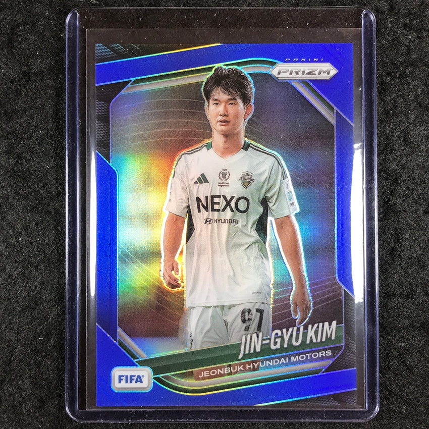 2025-26 Prizm FIFA JIN-GYU KIM Blue Prizm /199 #201