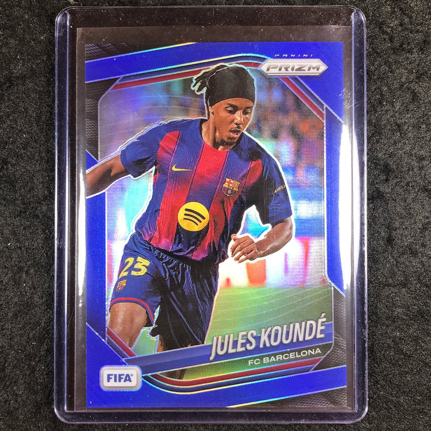 2025-26 Prizm FIFA JULES KOUNDE Blue Prizm /199 #251