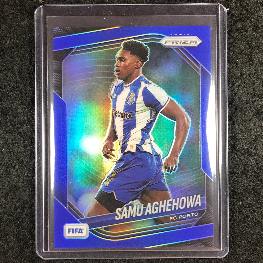 2025-26 Prizm FIFA SAMU AGHEHOWA Blue Prizm /199 #266