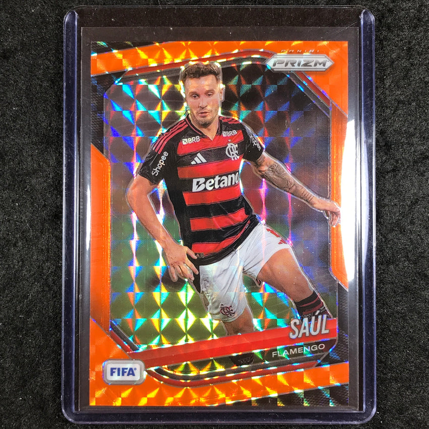 2025-26 Prizm FIFA SAUL Orange Mosaic /299 #50