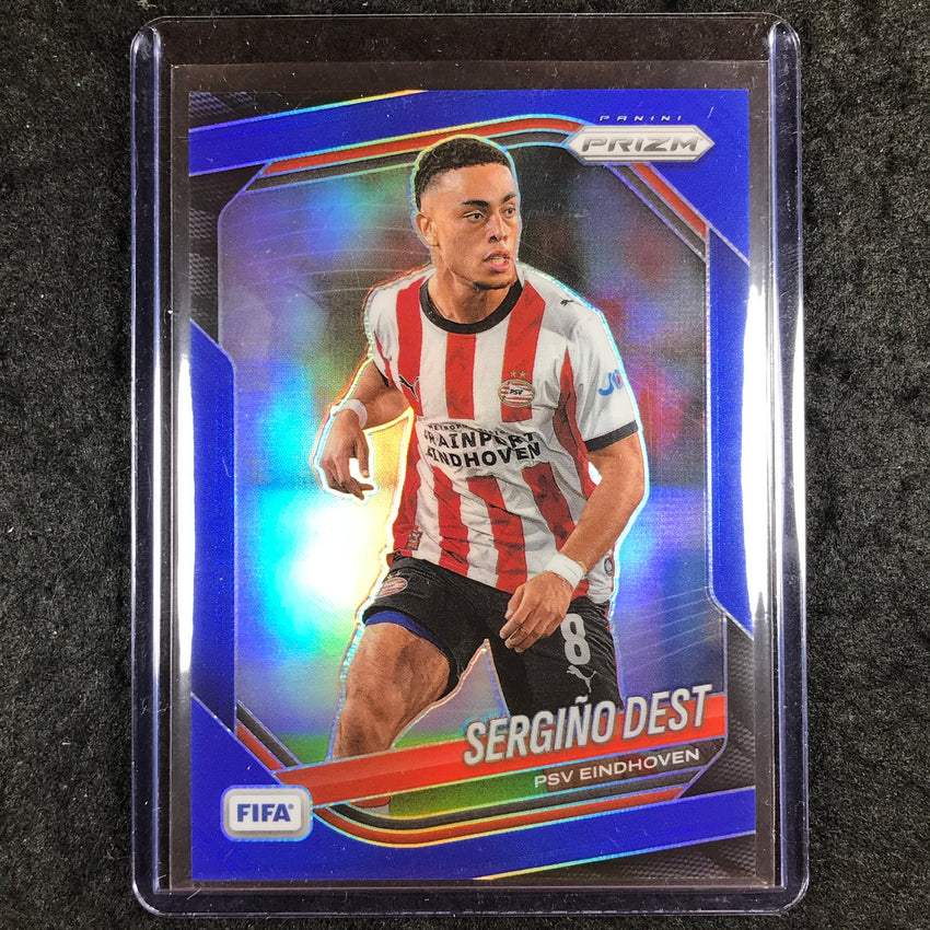 2025-26 Prizm FIFA SERGINO DEST Blue Prizm /199 #274