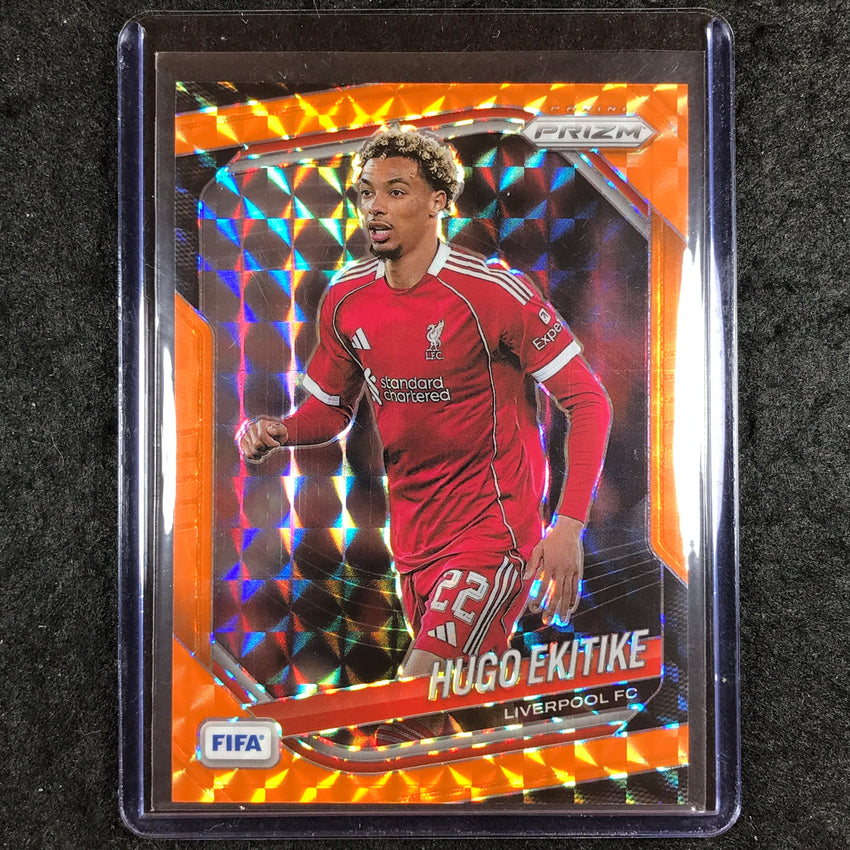 2025-26 Prizm FIFA HUGO EKITIKE Orange Mosaic /299 #97