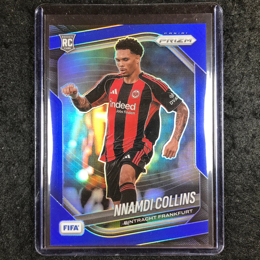 2025-26 Prizm FIFA NNAMDI COLLINS Rookie Blue Prizm /199 #293