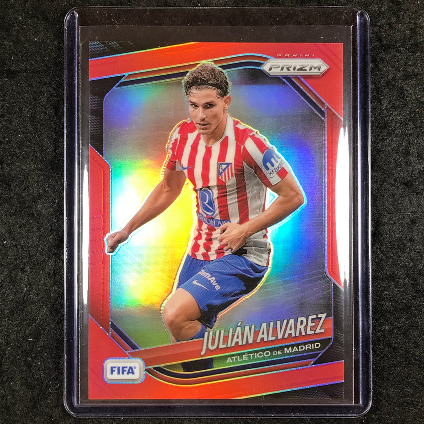2025-26 Prizm FIFA JULIAN ALVAREZ Red Prizm /149 #1